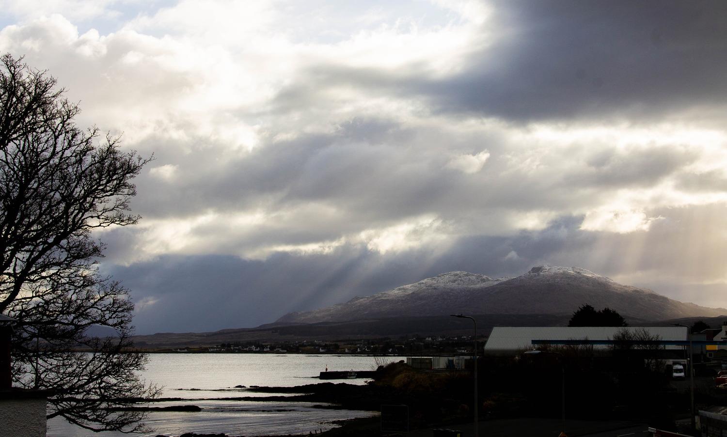 View from bedroom at The Broadford