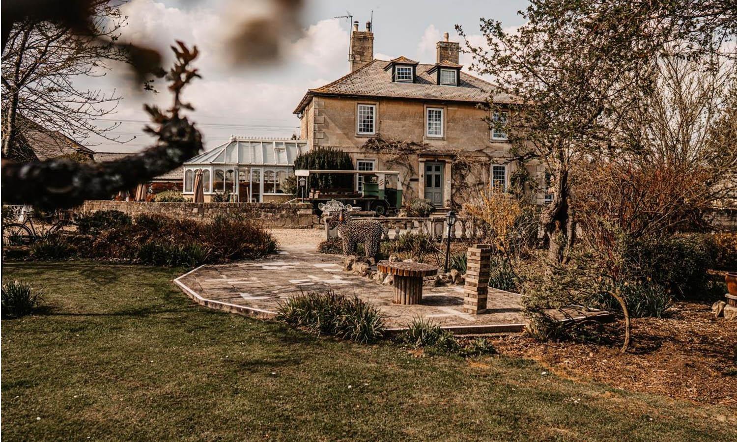 Front of Widbrook Grange hotel near Bath