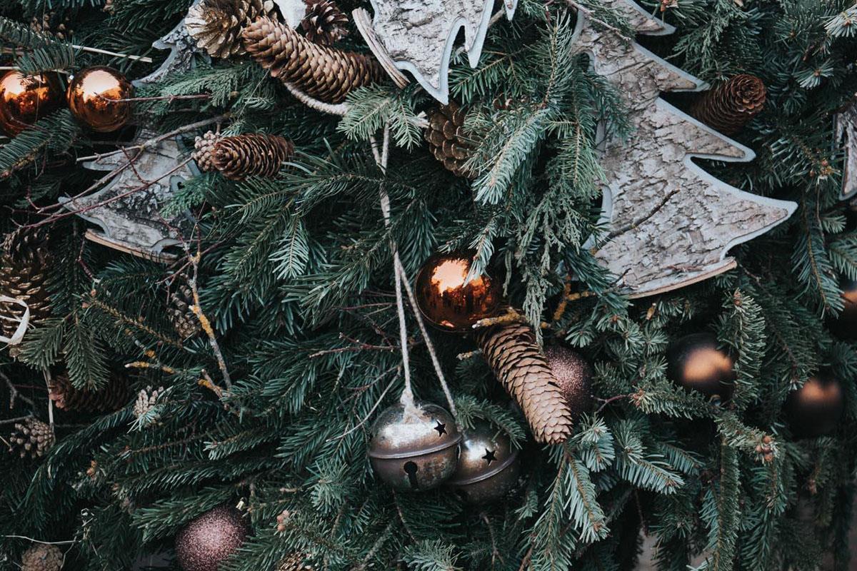 Christmas tree with decorations